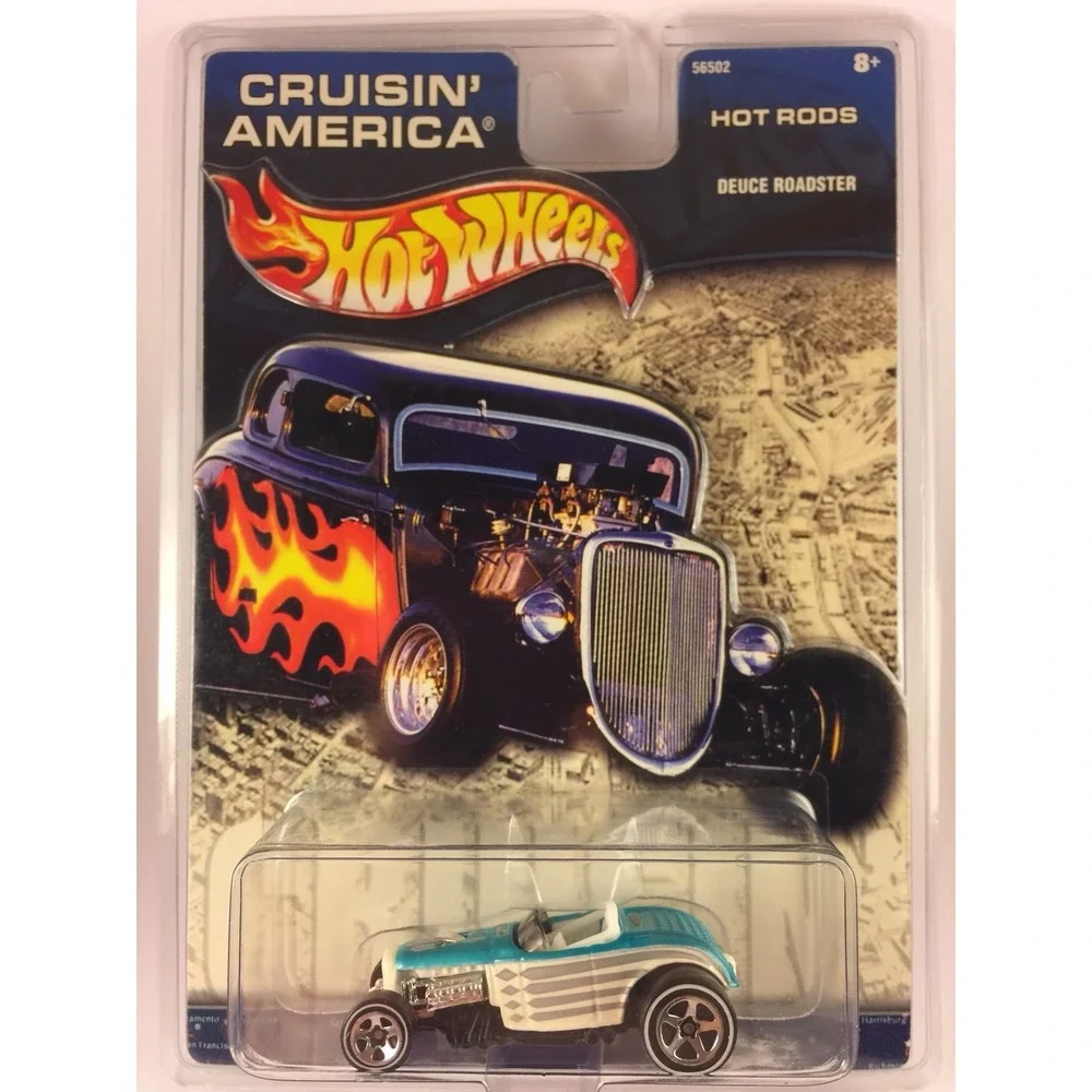 Hot Wheels Cruisin' America Hot Rods Deuce Roadster 56502 Cruising Die-cast 1/64